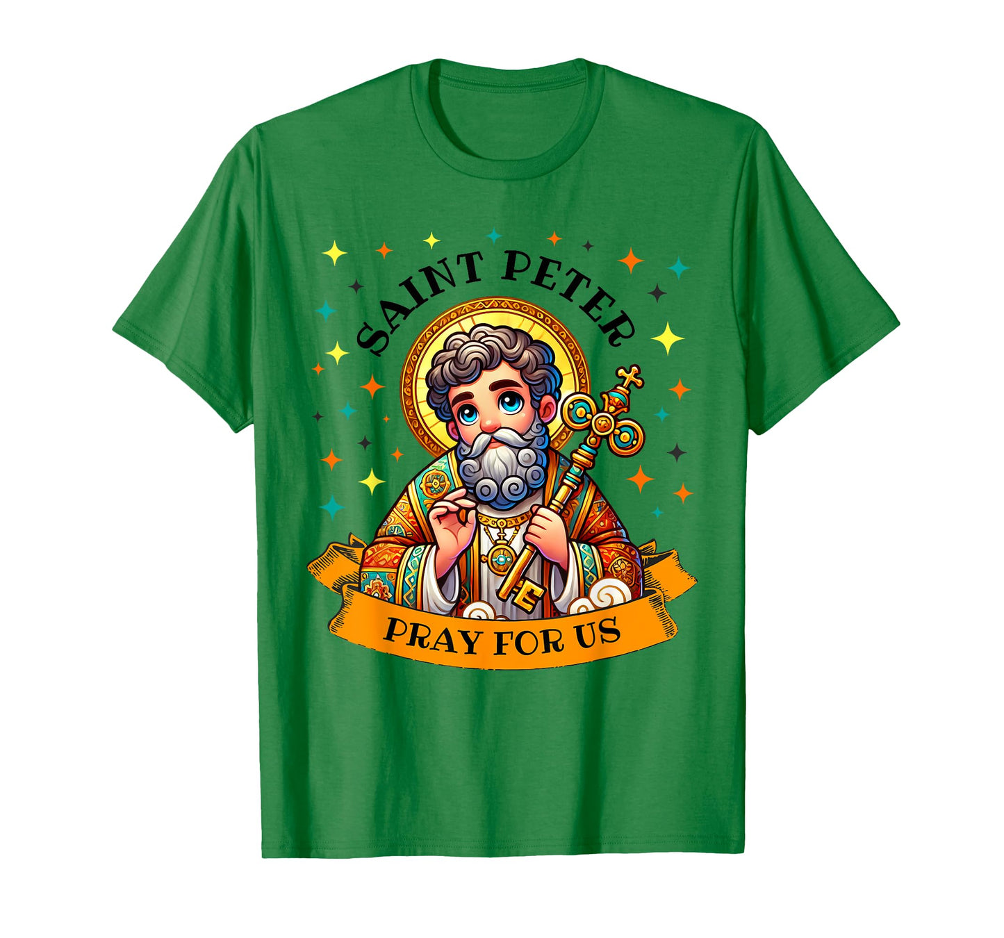 Saint Peter Keys to the Kingdom Catholic Saint for Kids T-Shirt