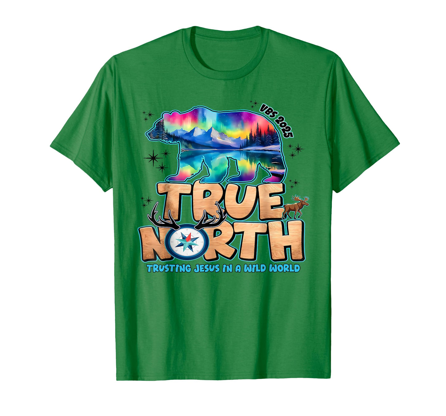 VBS 2025 True North Trusting Jesus Christian Summer Camp T-Shirt