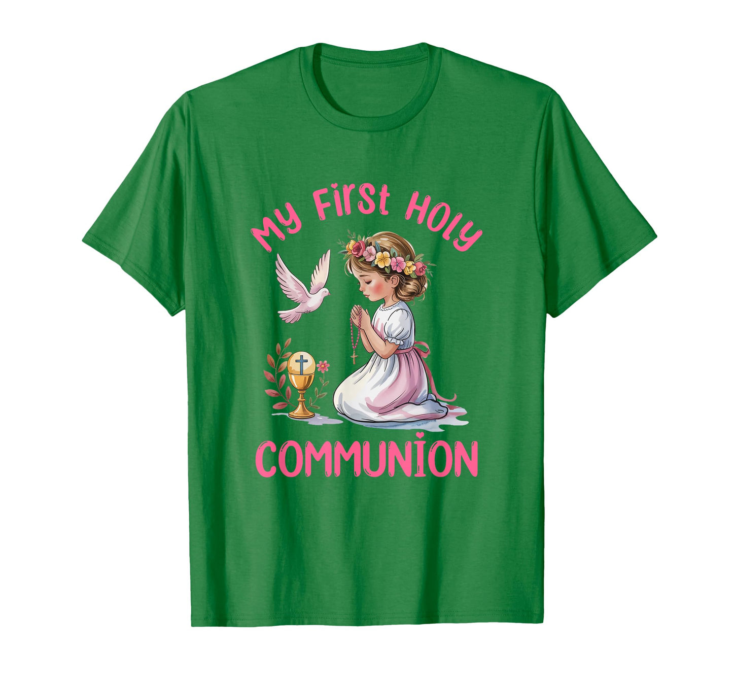My First Holy Communion For Girl Christian Catholic T-Shirt