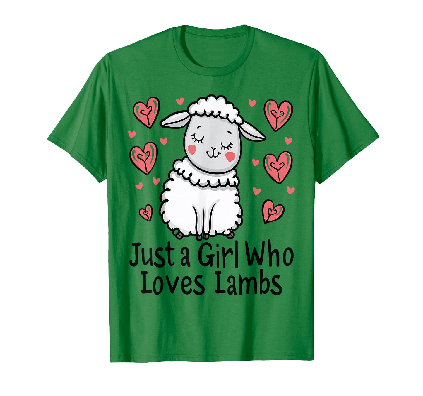 Funny Lamb Lovers Gift Just A Girl Who Loves Lambs T-Shirt