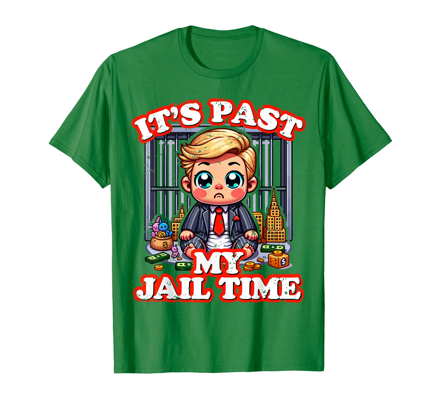 Funny It's Past My Jail Time, Joke Humour Top, Funny Quote T-Shirt