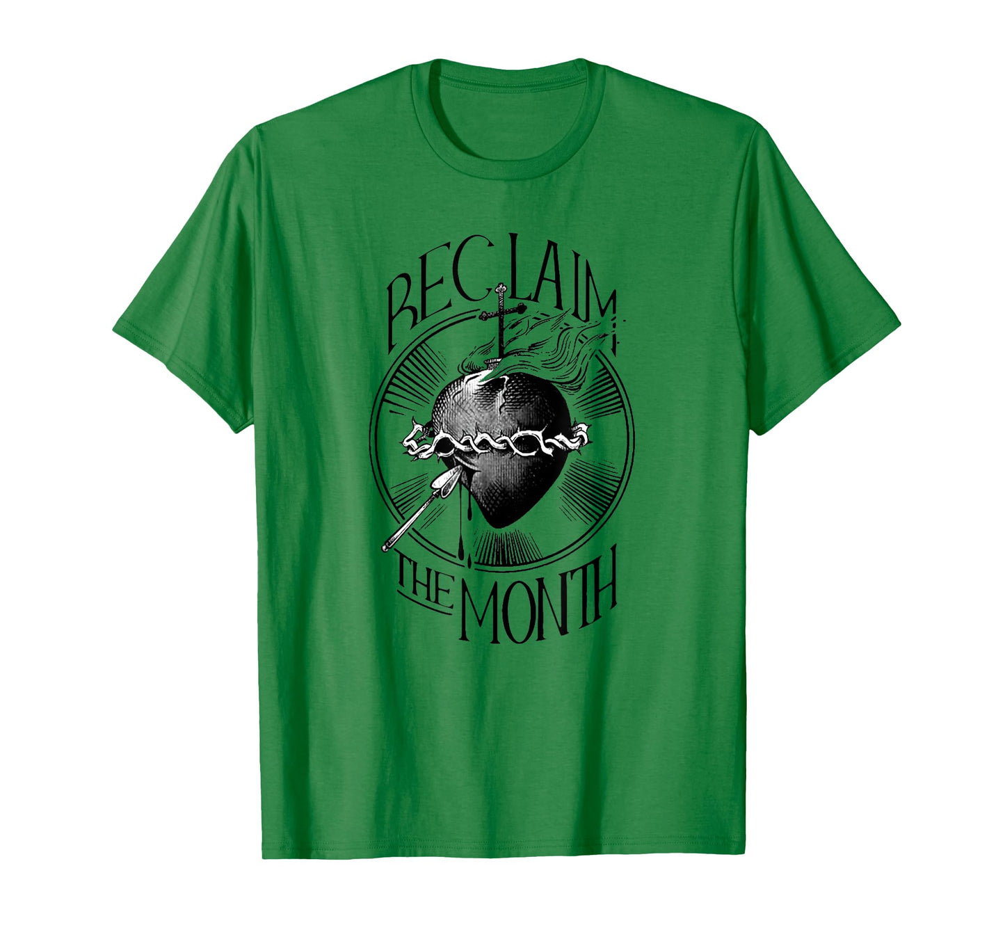 Funny Reclaim The Month Sacred of Heart of Jesus T-Shirt
