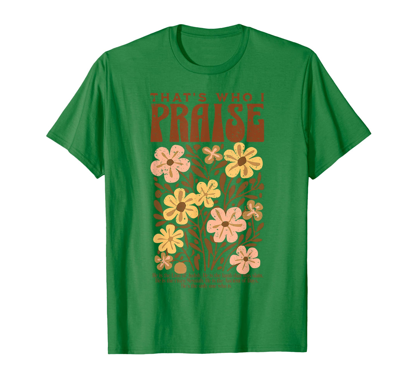 Brandon That's Who I Praise Jesus Christian Lake Merch T-Shirt