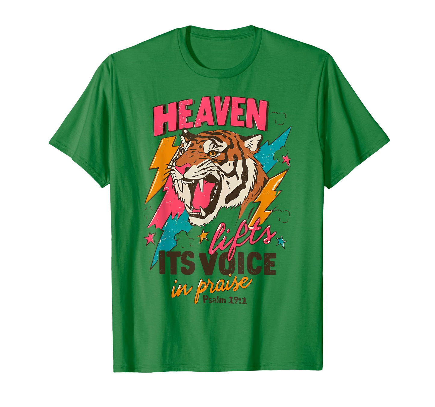 Vintage Heaven Lifts His Voice in Praise Psalm 19:1 T-Shirt
