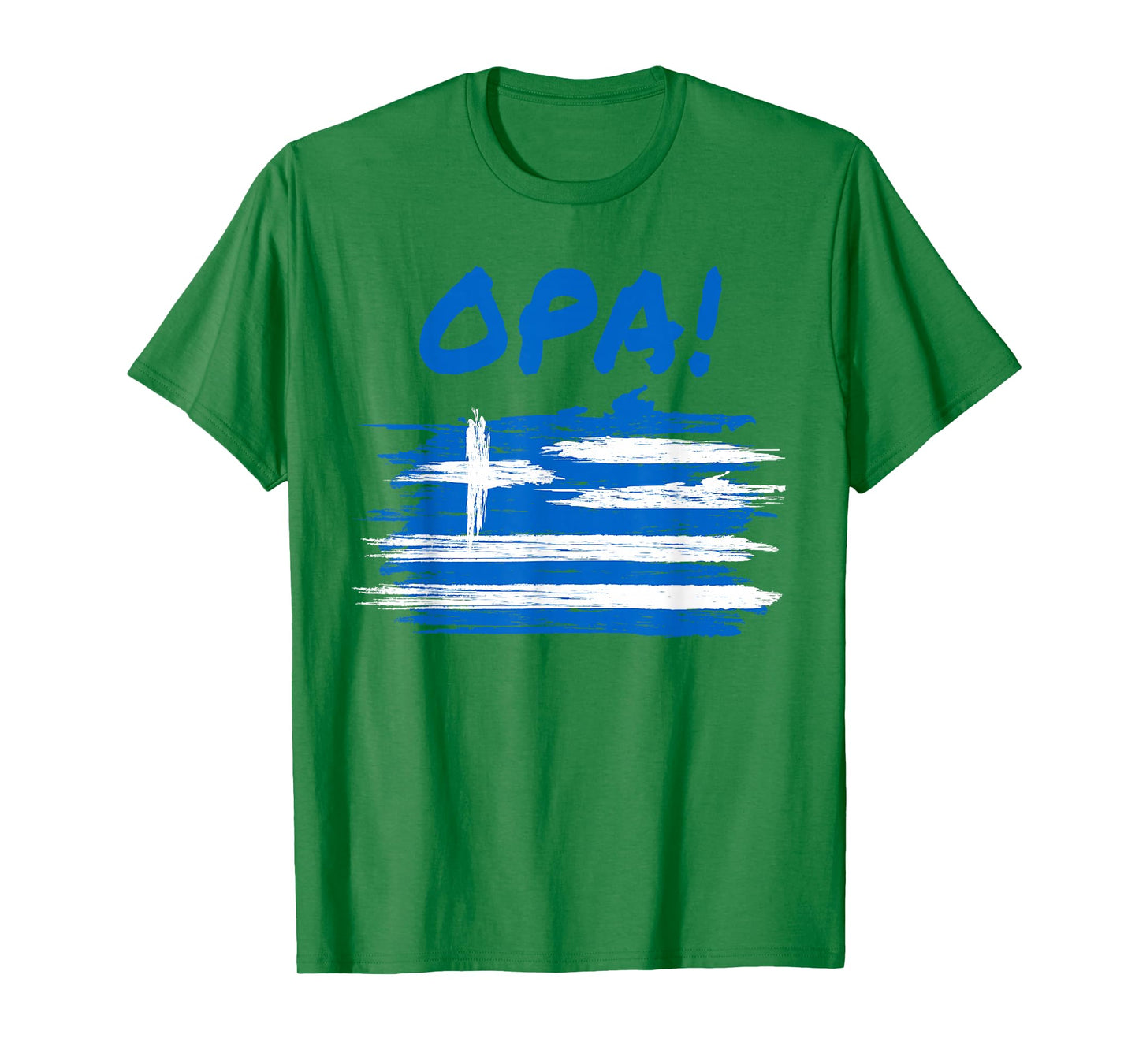 OPA! Funny Traditional Greek Party Quote & Flag of Greece T-Shirt