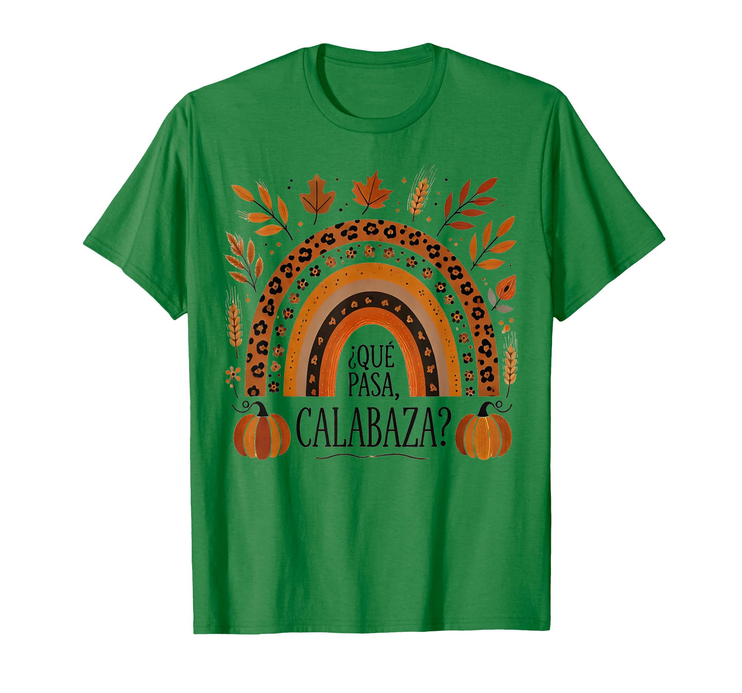 Que Pasa Calabaza Shirt Spanish Teacher Pumpkin Halloween T-Shirt