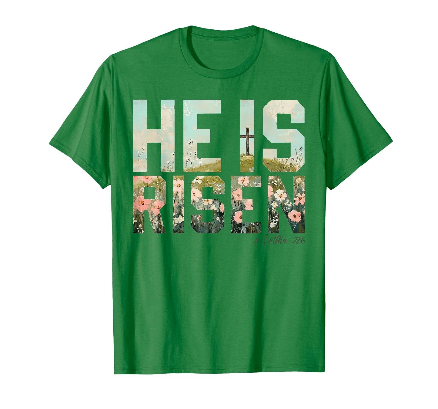 He is Risen Boho Easter Christian Jesus T-Shirt