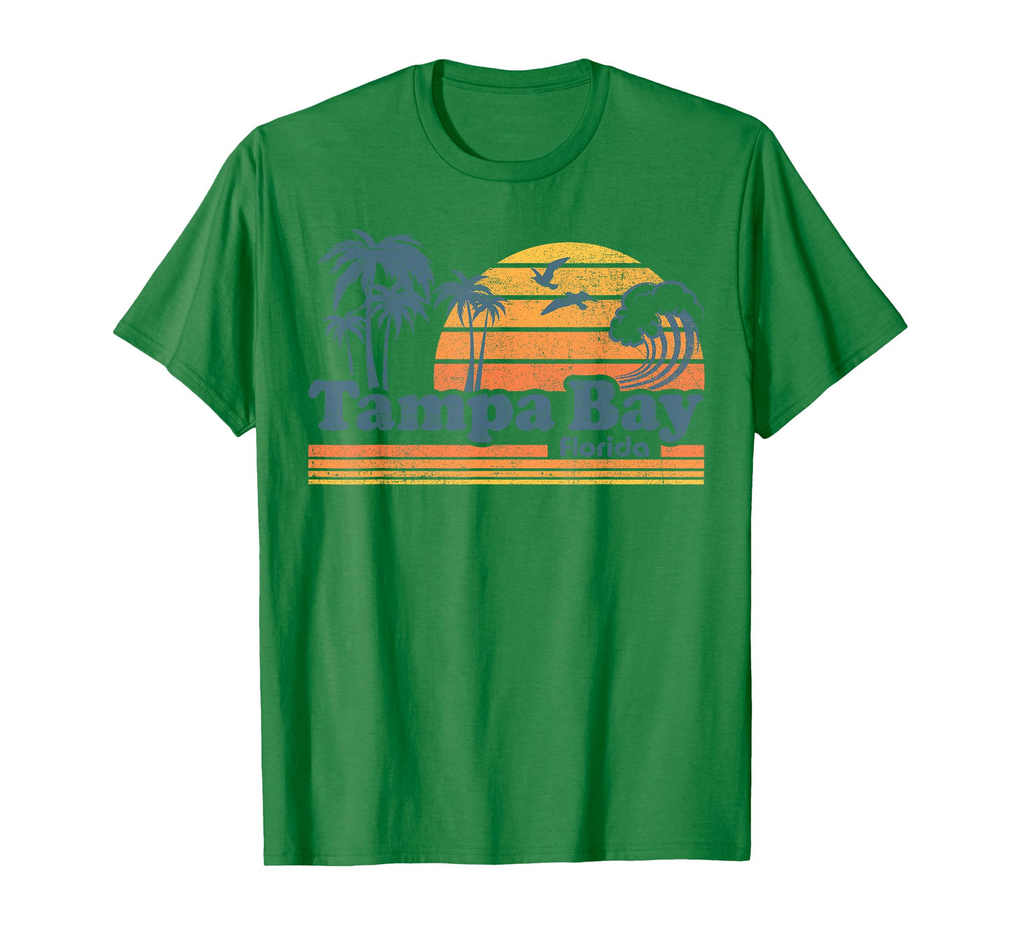Tampa Bay Florida Beach Vintage Spring Break Vacation Retro T-Shirt