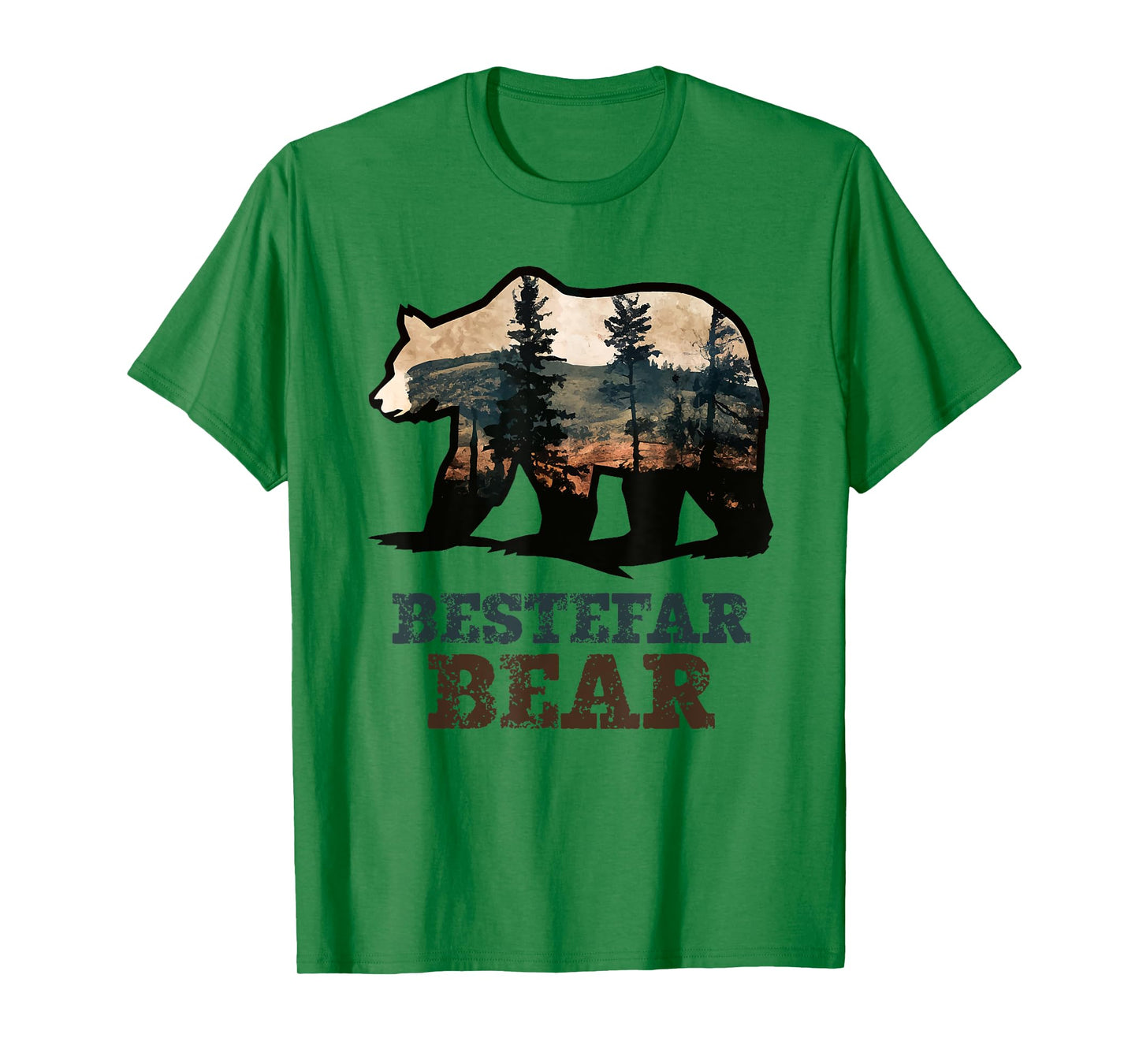 Bestefar Bear Vintage Retro Funny Grandpa T-Shirt