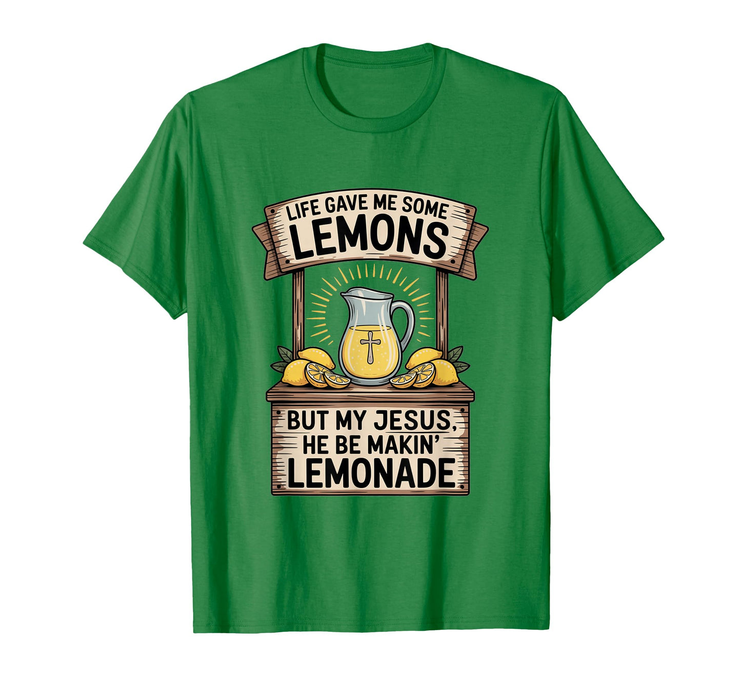 Cute Retro Christian Faith My Jesus he be Makin Lemonade T-Shirt