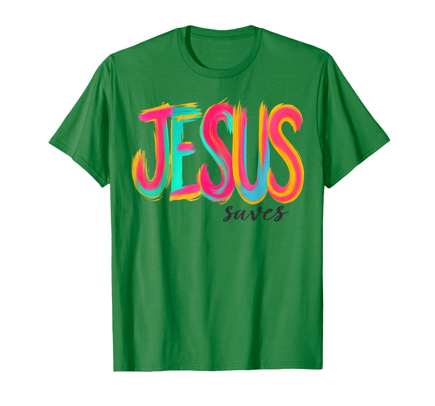 Jesus Saves Christian Cross God Faith Bible Pray Religious T-Shirt