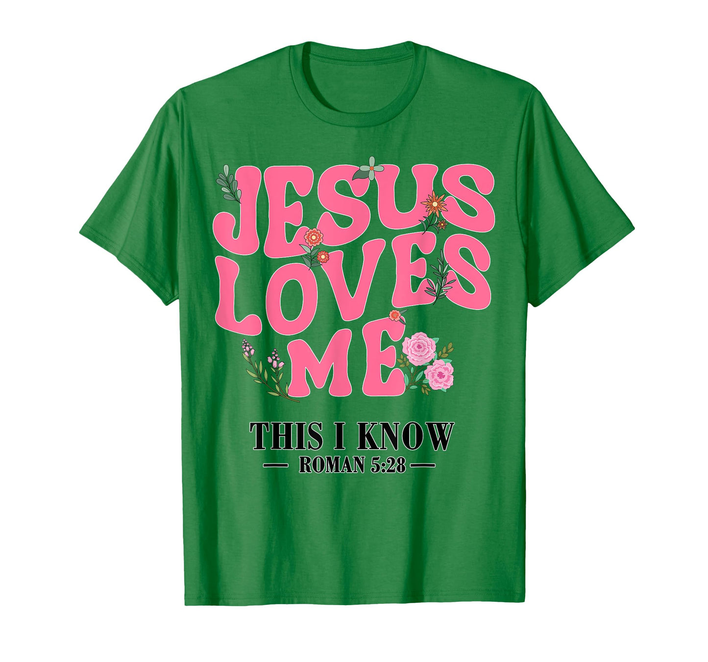 Toddler Jesus Loves Me I Pink Christian God Sister Daughter T-Shirt