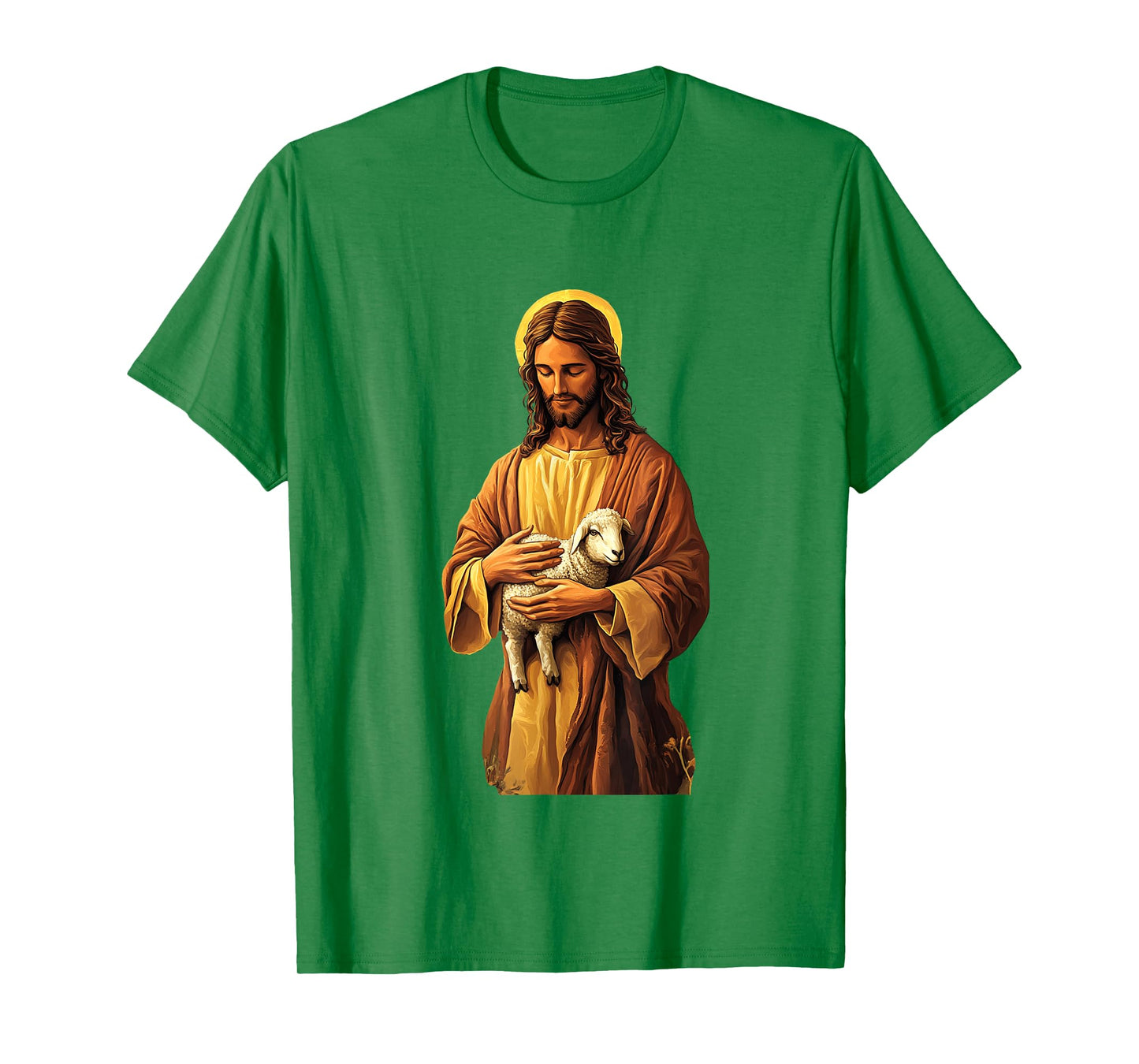 Jesus Holding Lamb Good Shepherd T-Shirt