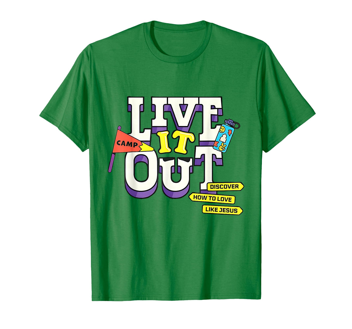Live it Out VBS 2025 Bible School Christian Youth Camp T-Shirt