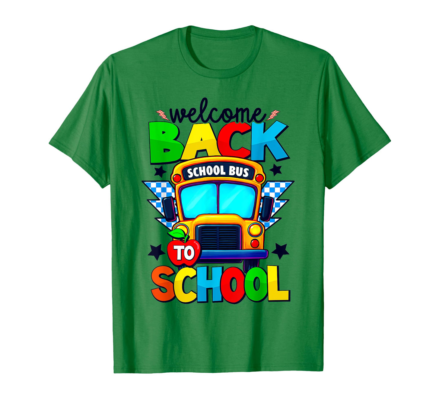 Welcome Back To School Bus Happy First Day Of School Student T-Shirt