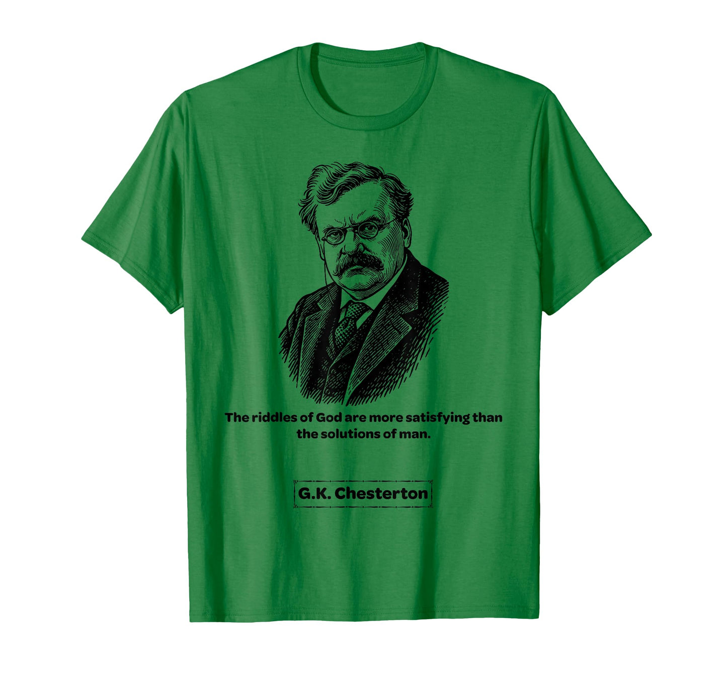 G.K. Chesterton Riddles of God Men Women Kids Gift T-Shirt
