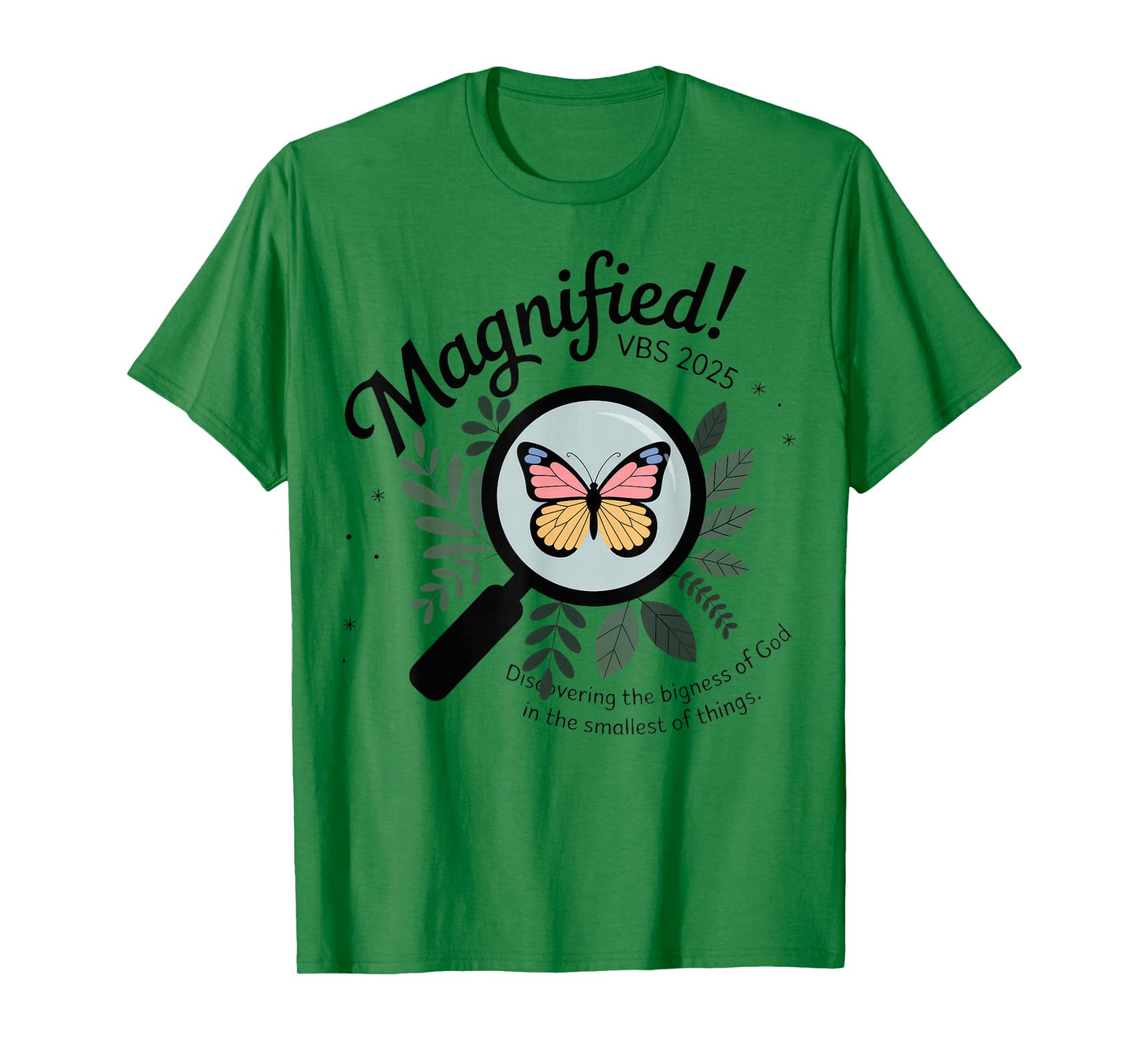 Magnified VBS 2025 Butterfly Discovering The Bigness Of God T-Shirt