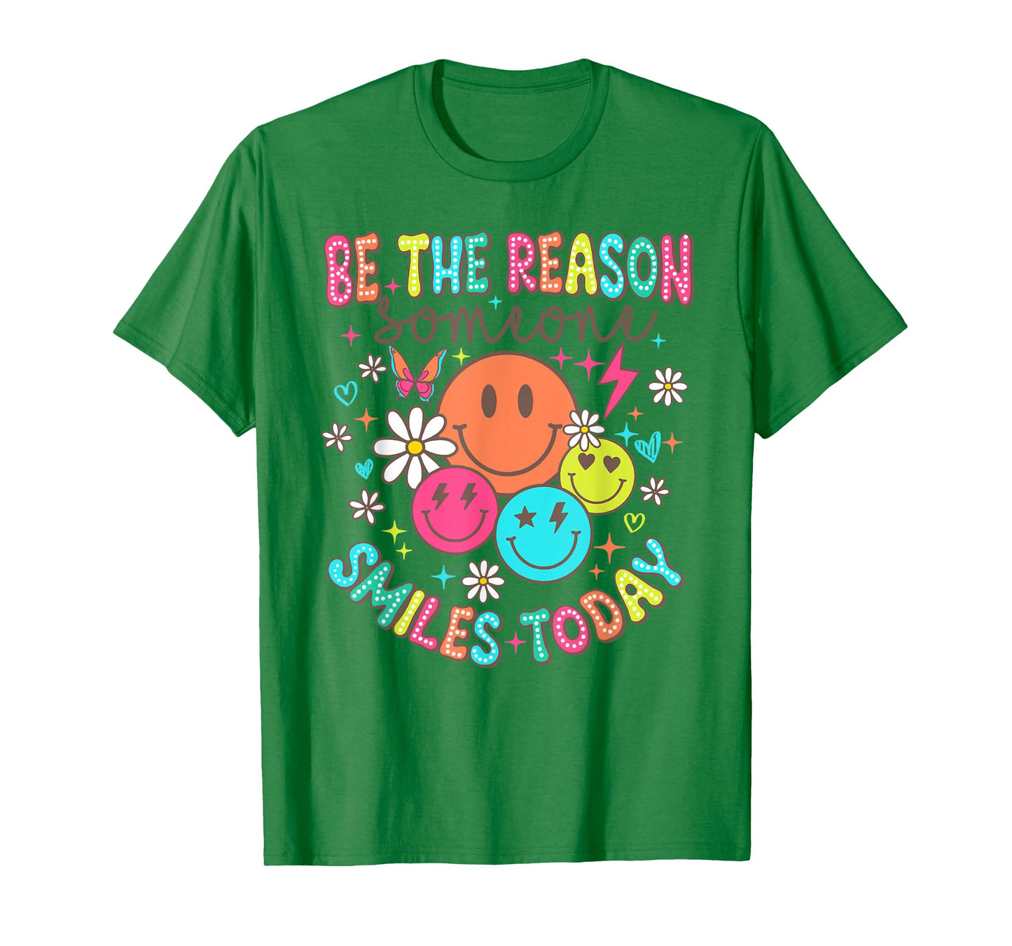 Womens Mens Mental Health Be The Reason Someone Smiles Today T-Shirt