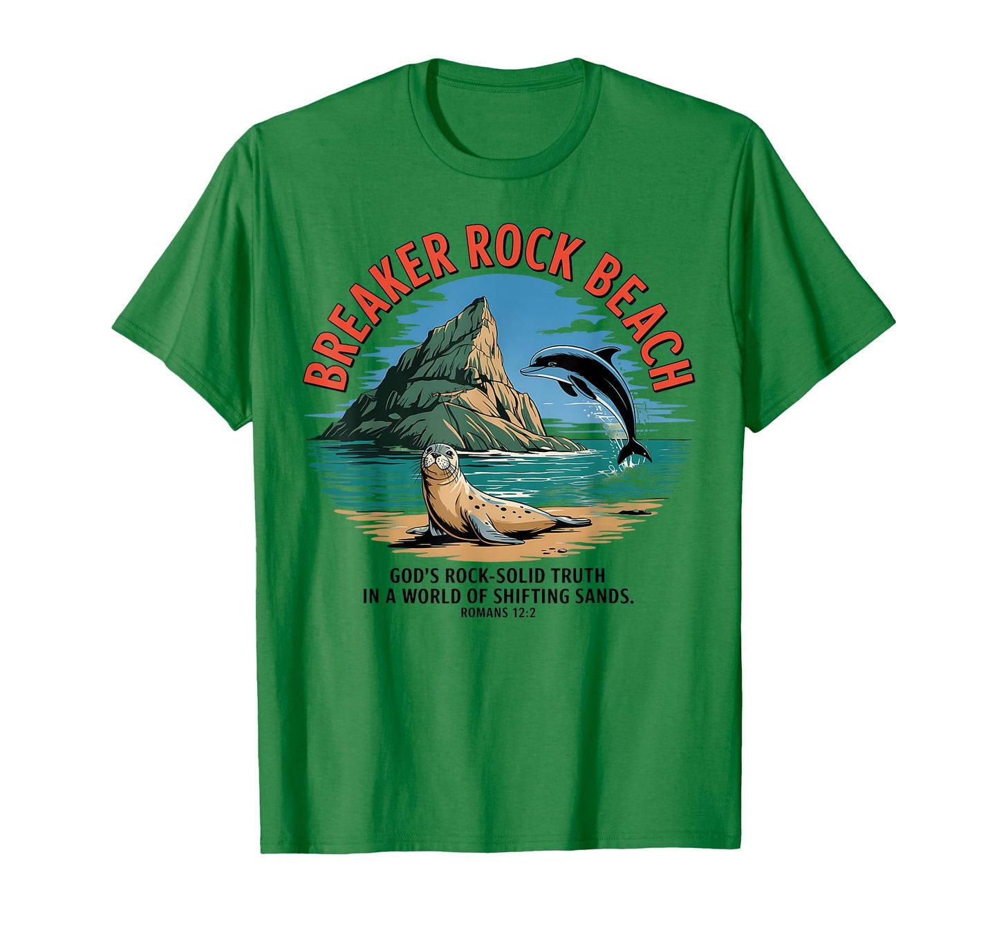 Breaker Rock Beach Christian God's Rock-Solid Truth VBS 2025 T-Shirt
