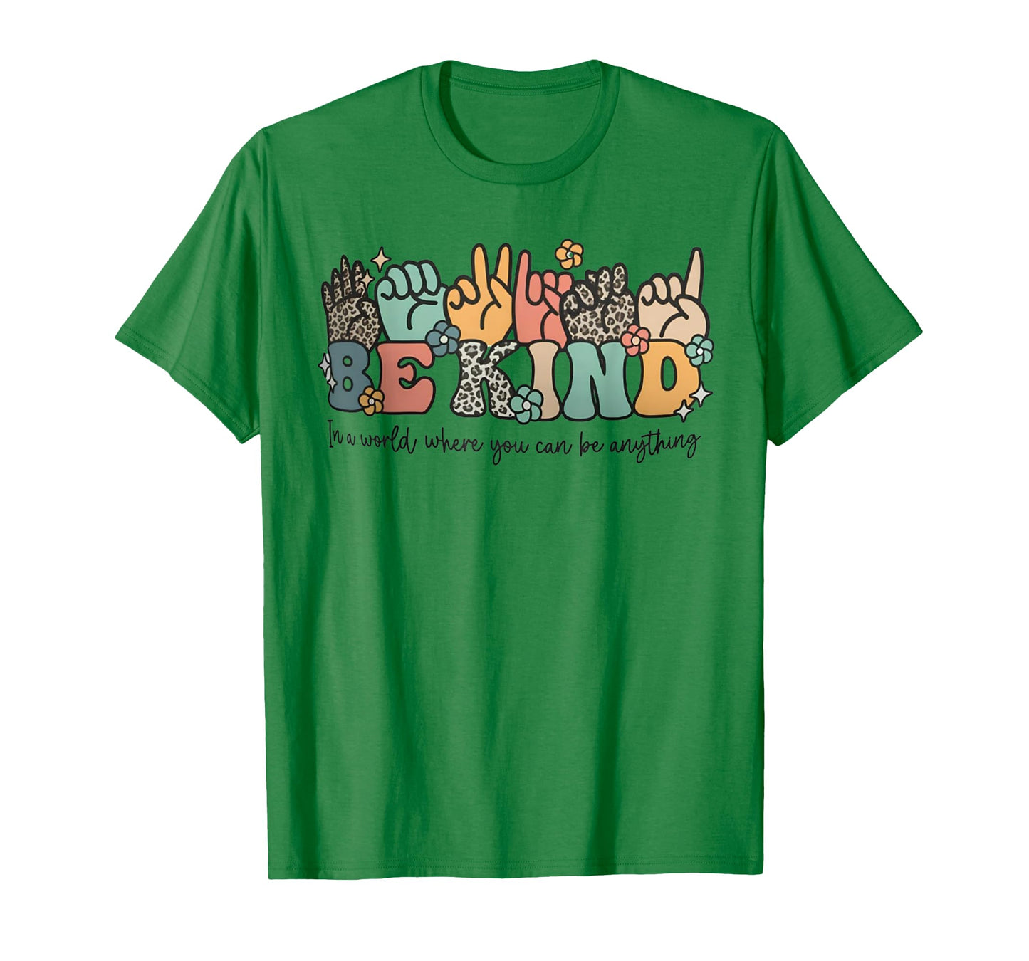 ASL Be Kind Sign Language Deaf Awareness T-Shirt