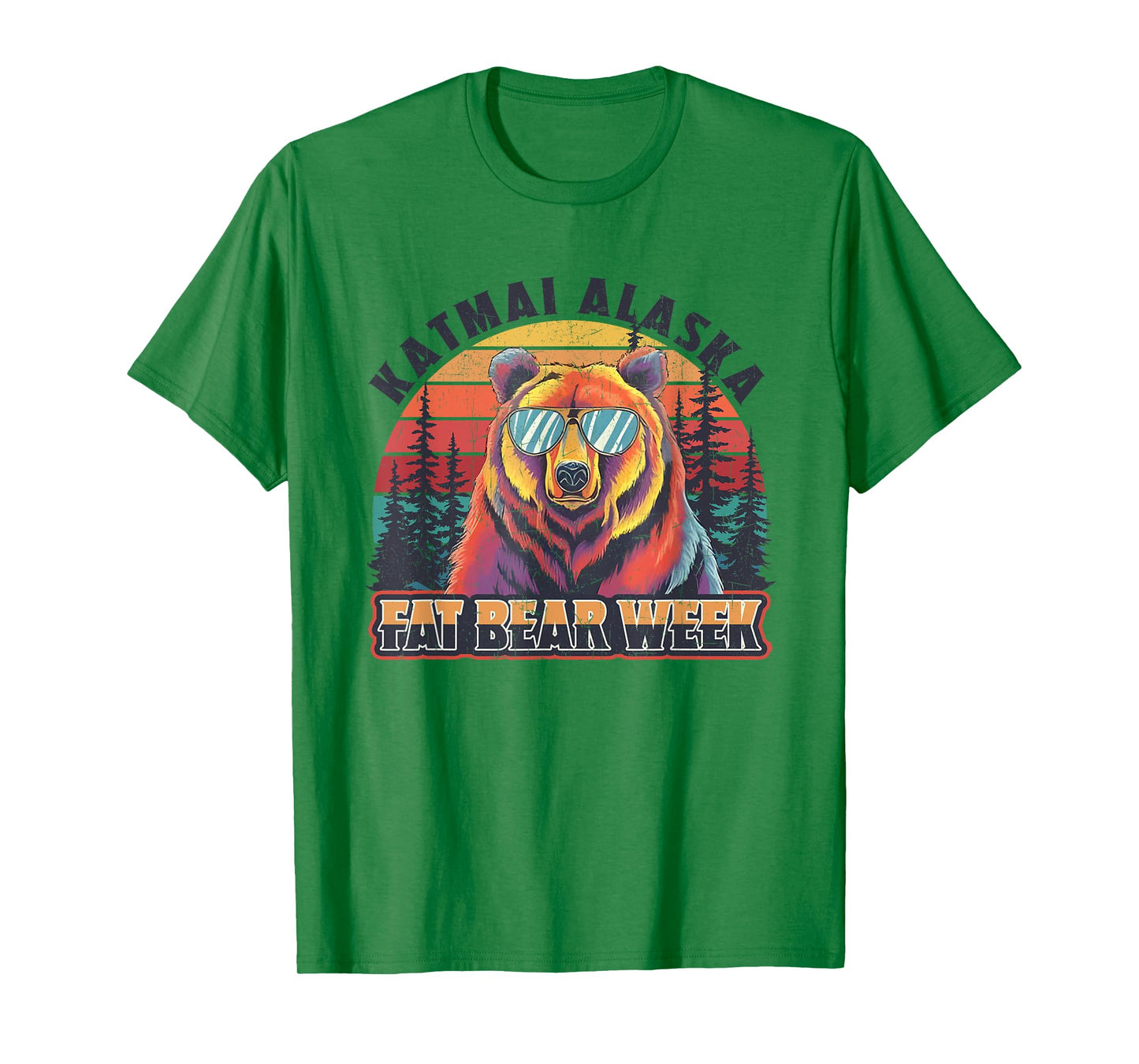 Katmai Alaska Fat Bear Week Vintage Nature Quote T-Shirt