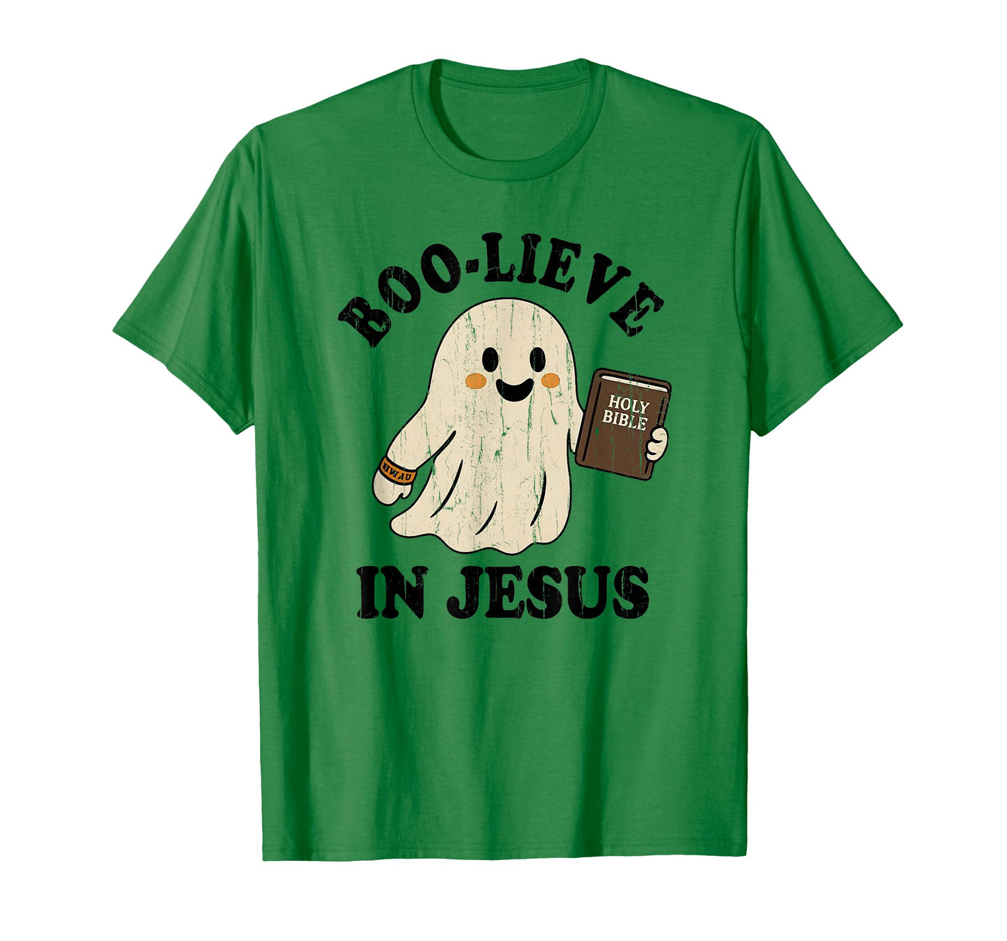 Boo-Lieve in Jesus, Christian Halloween T-Shirt