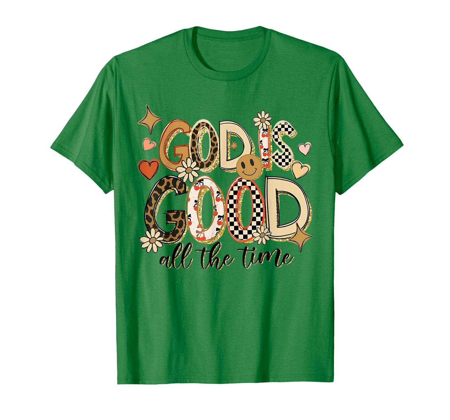 God is Good All The Time Christian Vintage Jesus Lover T-Shirt