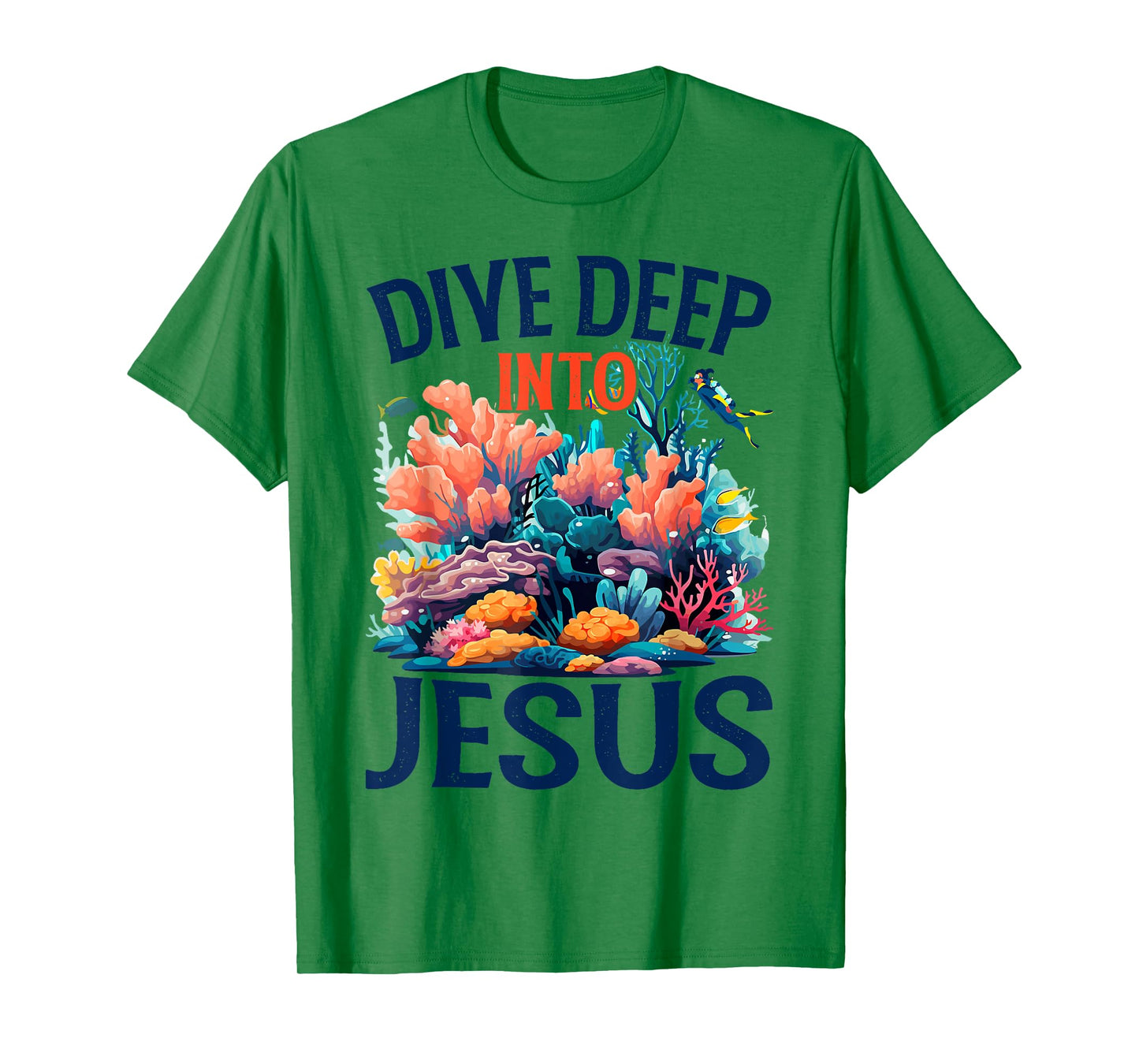 Dive Deep Into Jesus VBS Scuba Diving Underwater Bible 2025 T-Shirt