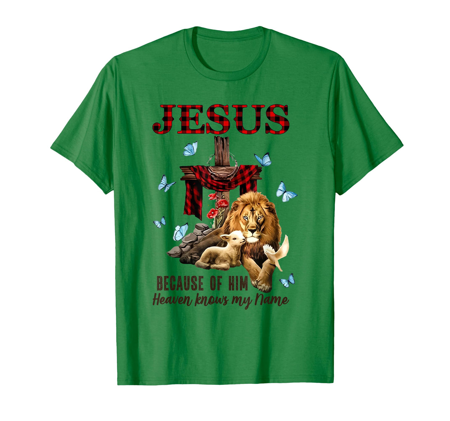 FAITH Jesus Lion Lamb Heaven Know My Name T-Shirt