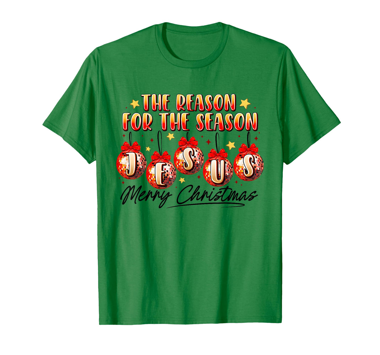 Jesus is The Reason for The Season Christian Xmas T-Shirt