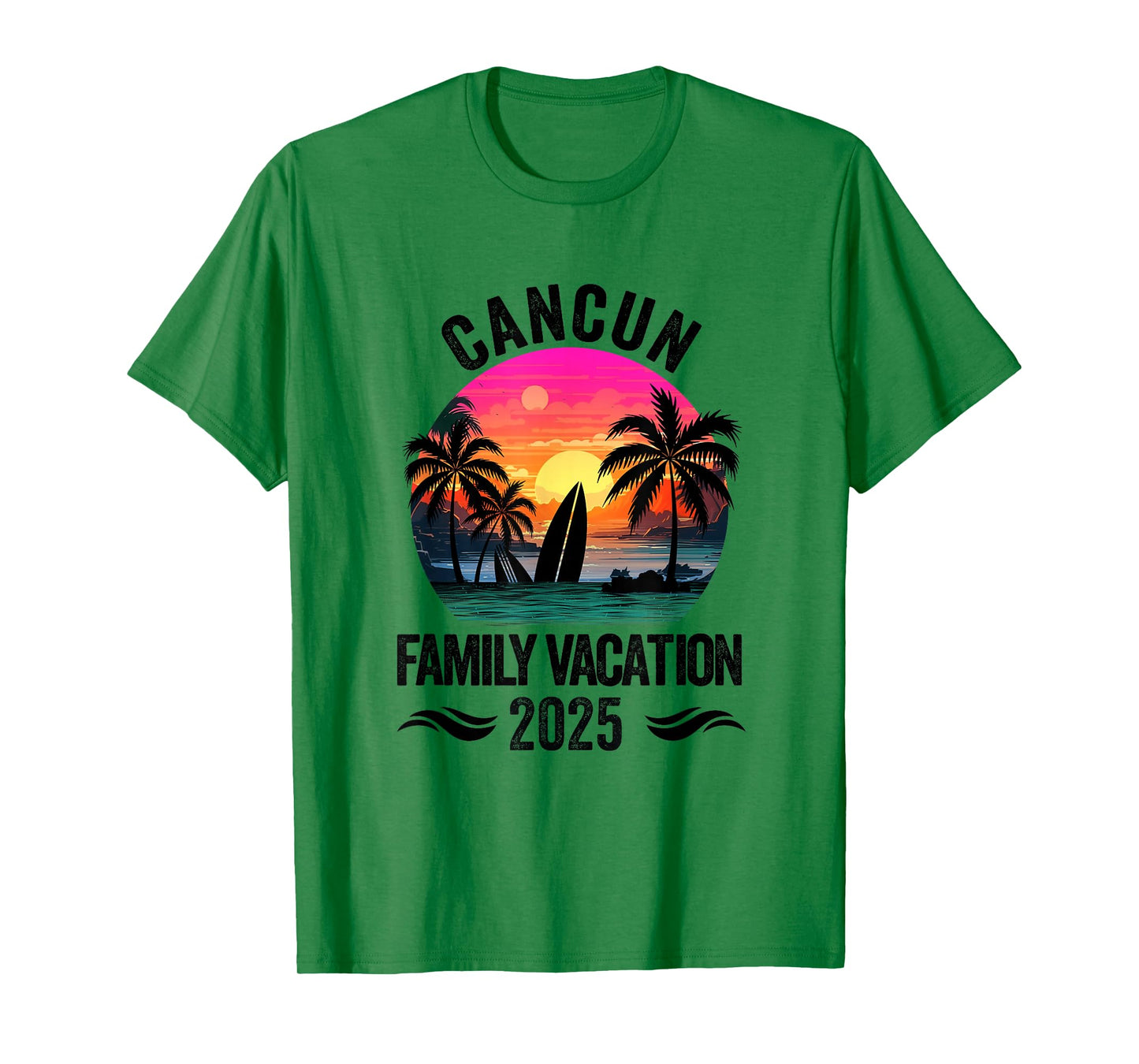 Cancun Family Vacation 2025 Matching Outfits Beach Summer T-Shirt