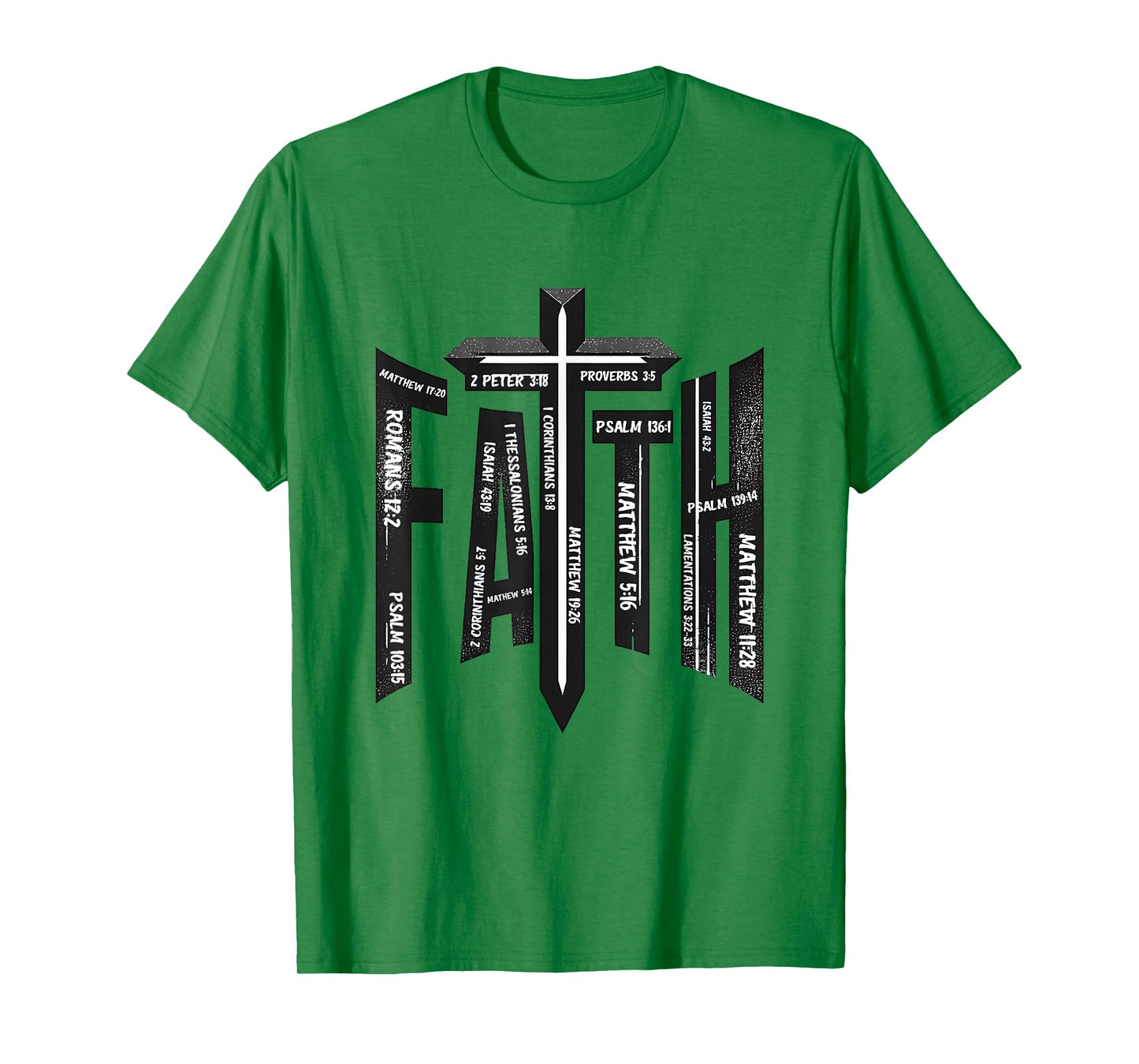 Christian Faith Bible Verses Religious Beliefs T-Shirt