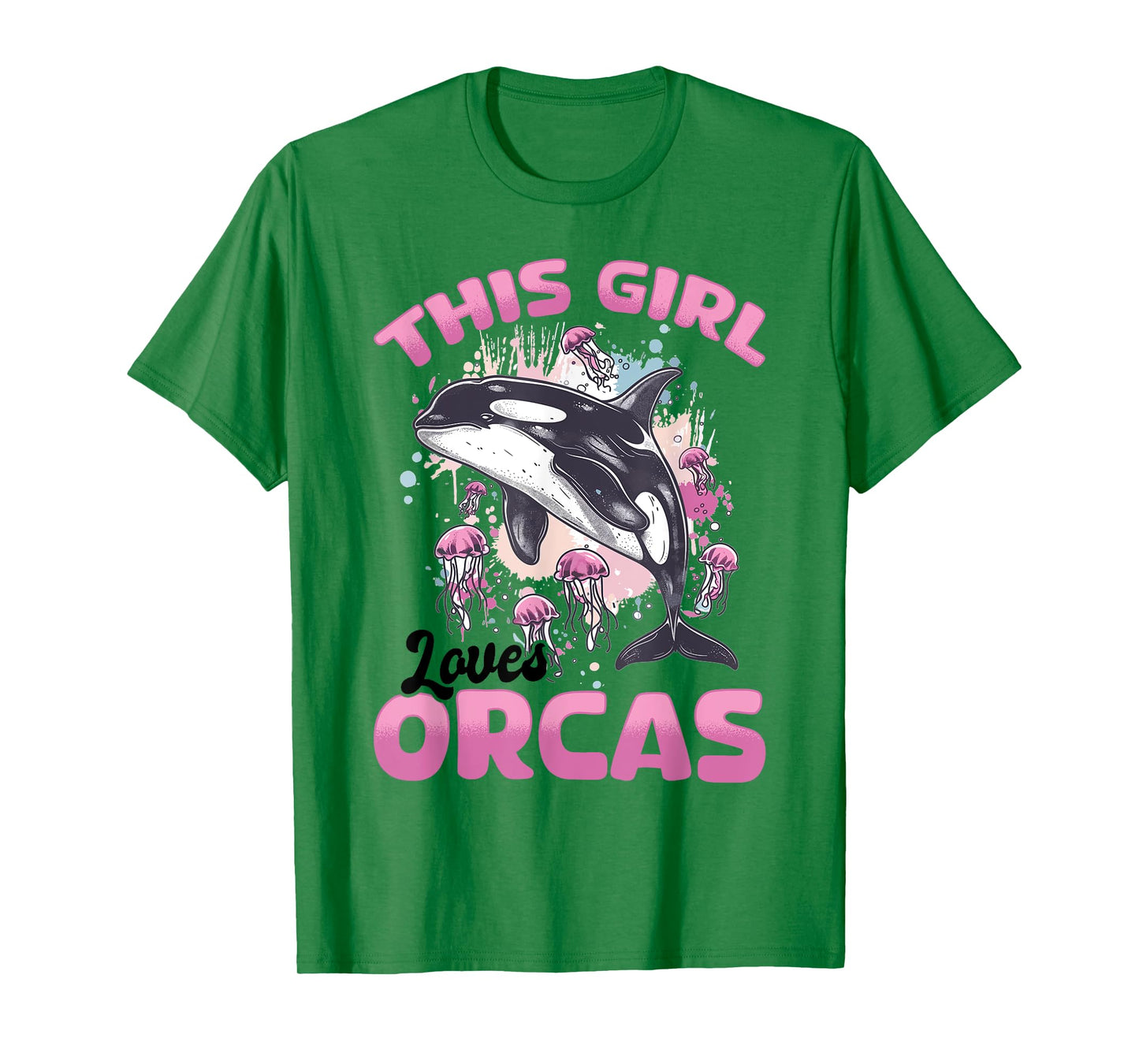 Funny Orca Animal This Girl Loves Orcas T-Shirt