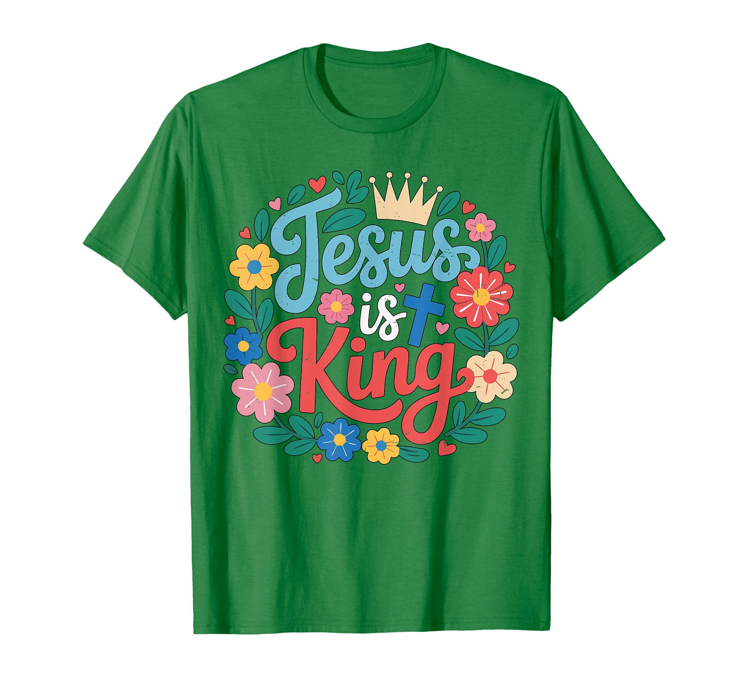 Toddler Girl Jesus Is King Boho Christian God Sister Mom Kid T-Shirt