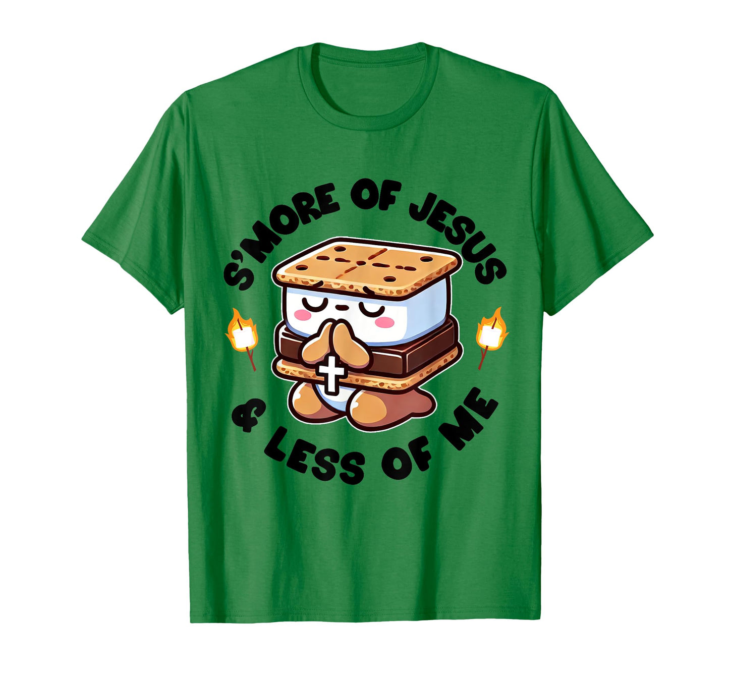S'more of Jesus and Less of Me Funny Christian T-Shirt