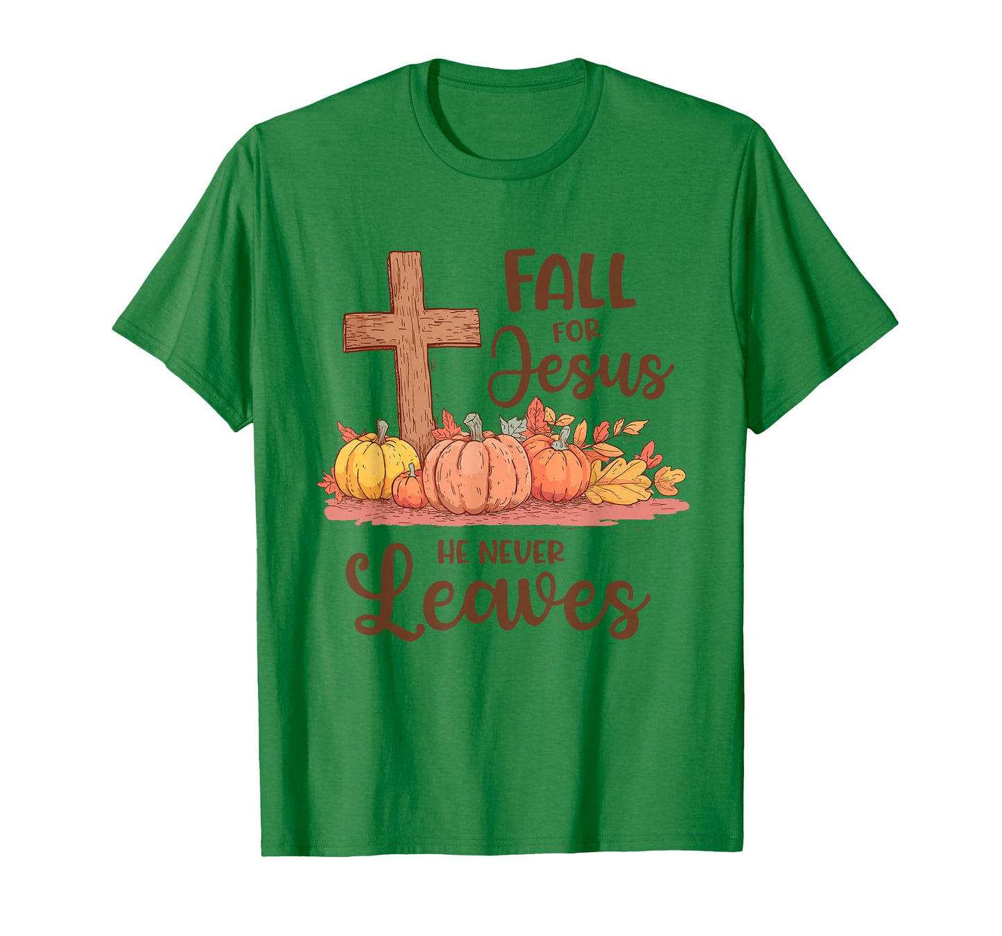 Christian Pumpkin Cross T-Shirt