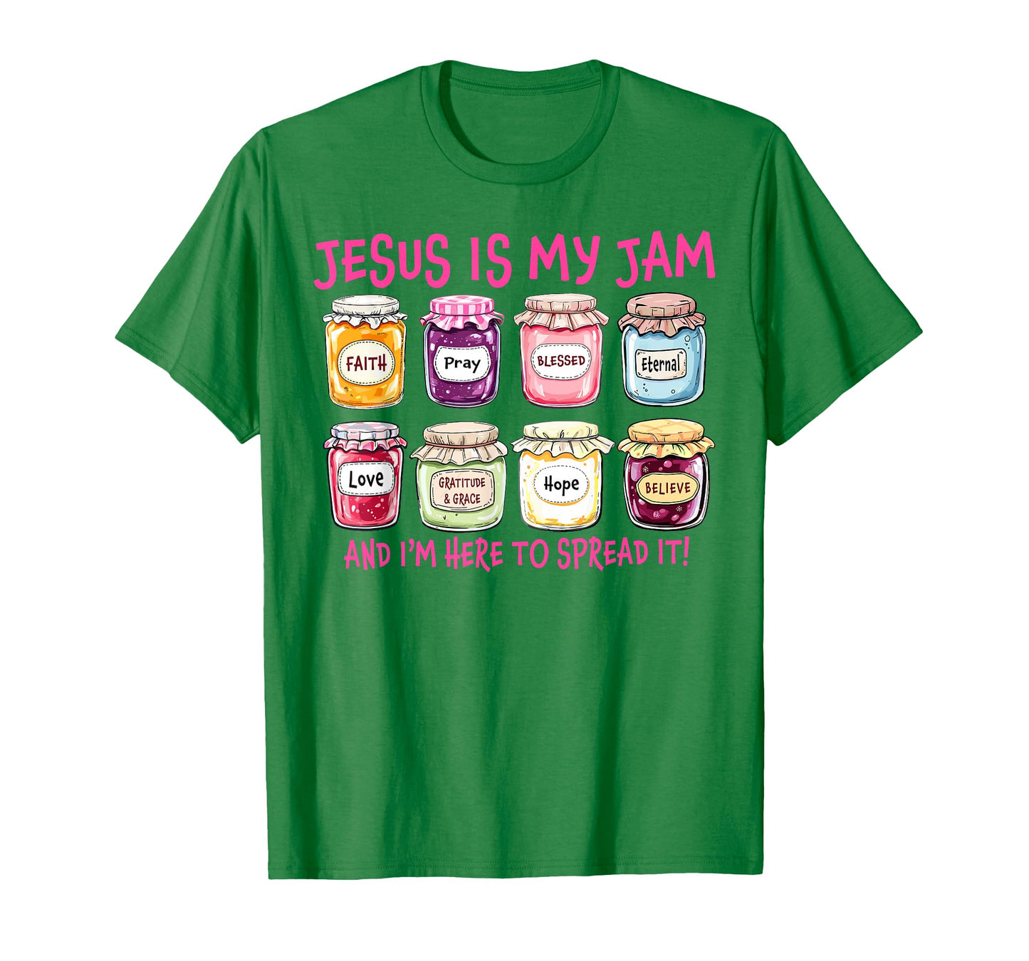 Jesus Is My Jam Christian Faith Religious Jesus Bible Verse T-Shirt