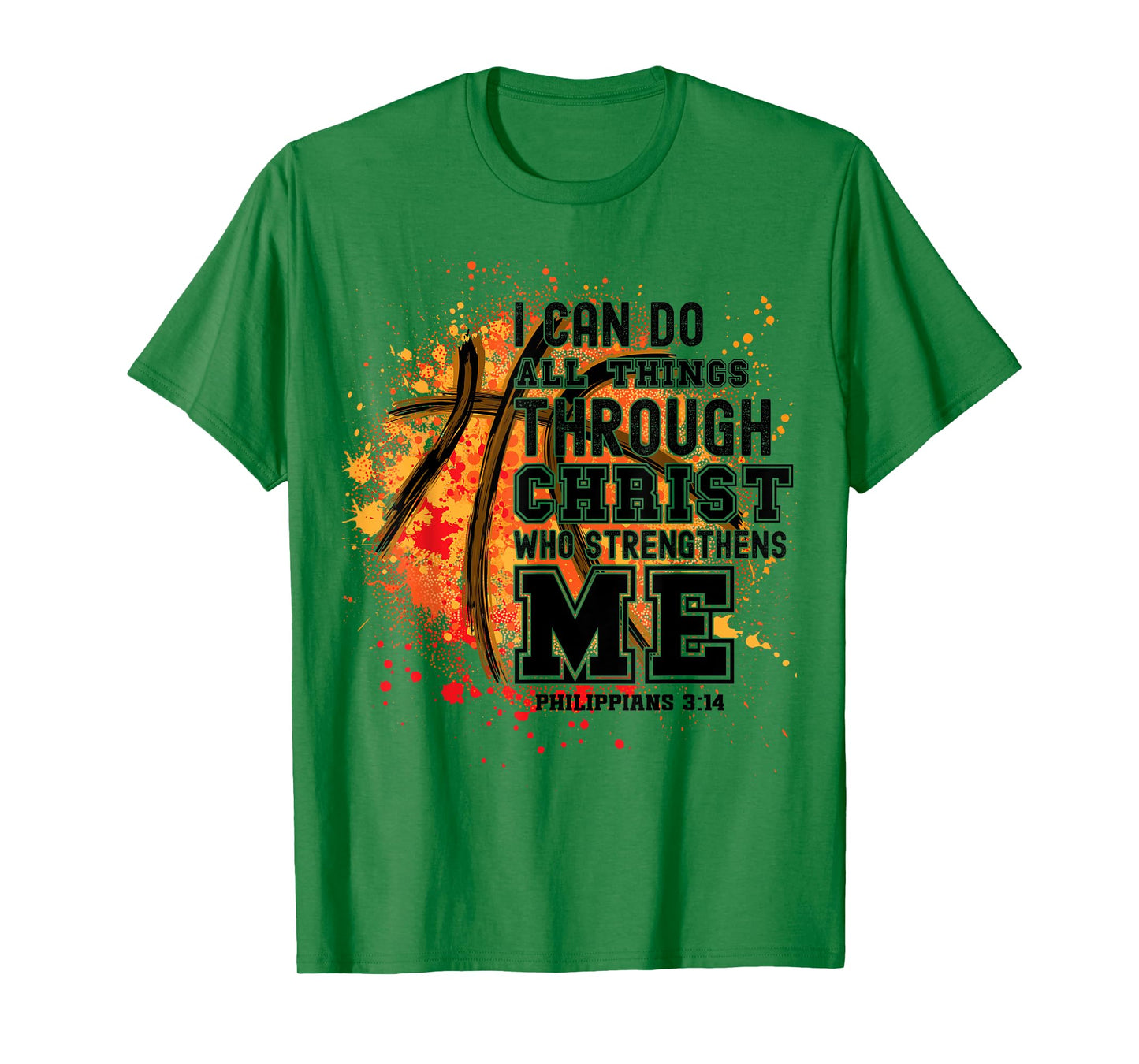 Christian Bible Verse Religious for Basketball Players Coach T-Shirt