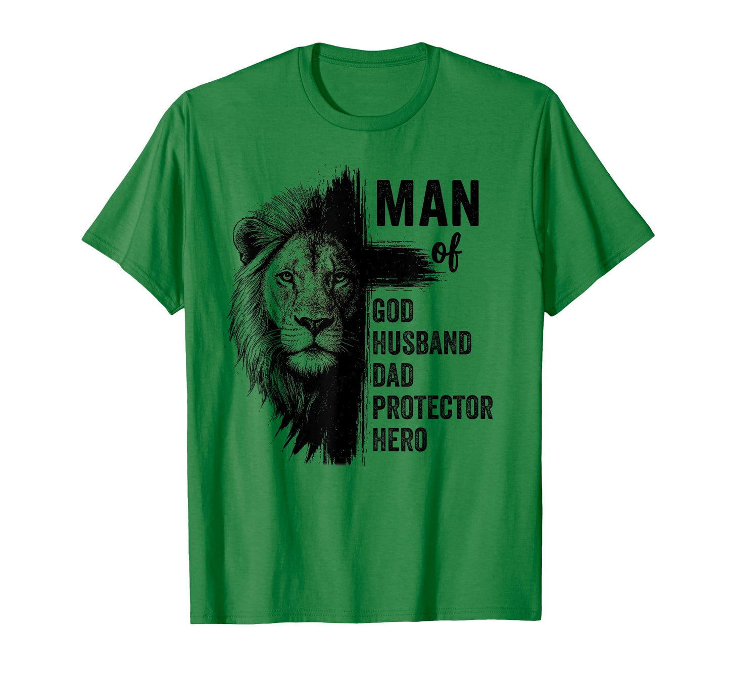 Christian, Man Of God, Man Of God Husband Dad Protector Hero T-Shirt