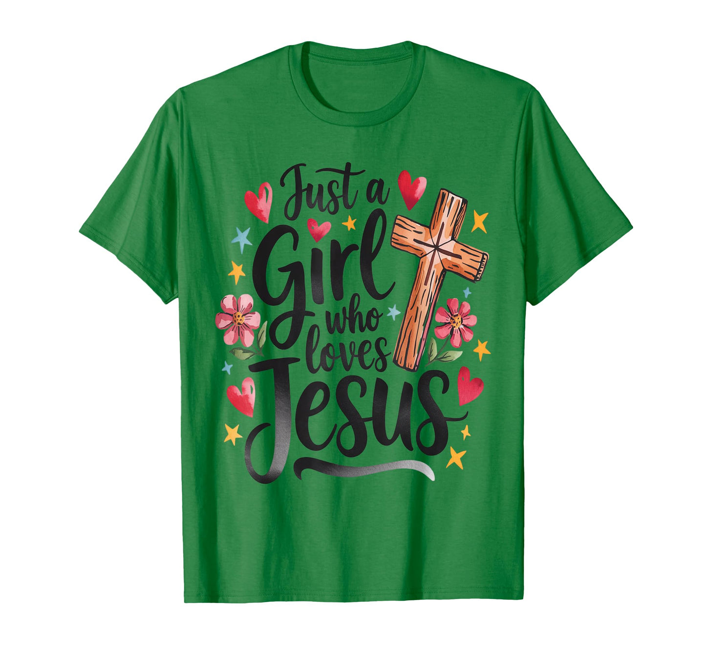 Just a Girl Who Loves Jesus Christianity Christ T-Shirt