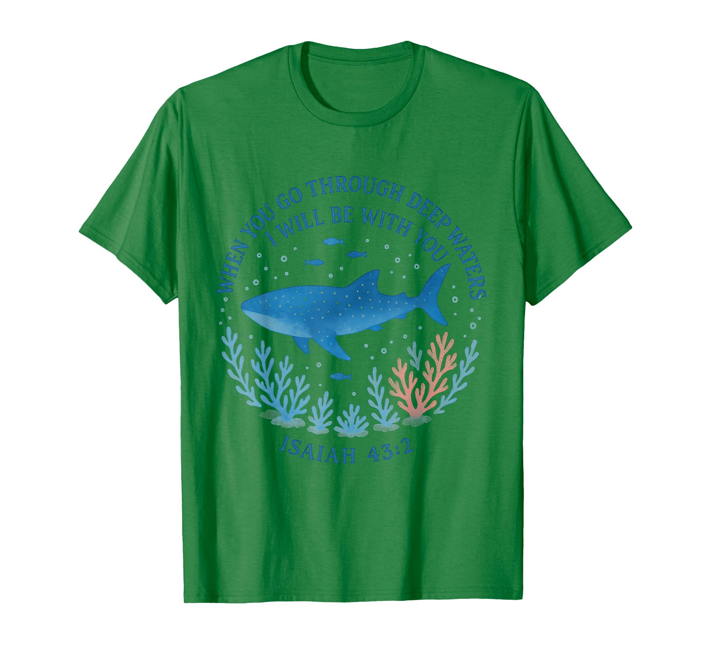 When You Go Through Deep Waters I Will Be With You Women T-Shirt