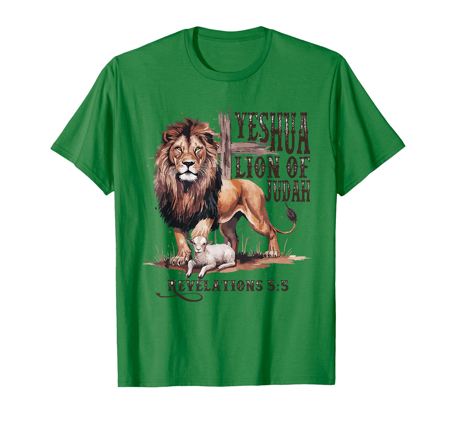 lion of judah yeshua jesus bible religious christian easter T-Shirt