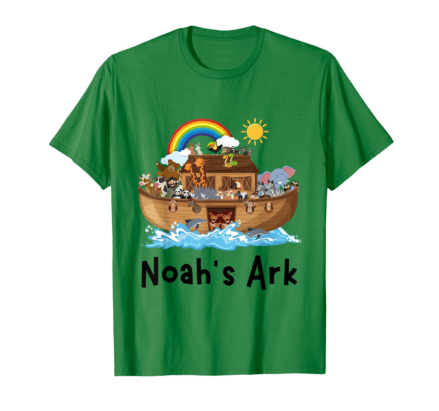 Christian Faith Noah's Ark Sunday School Student Rainbow T-Shirt