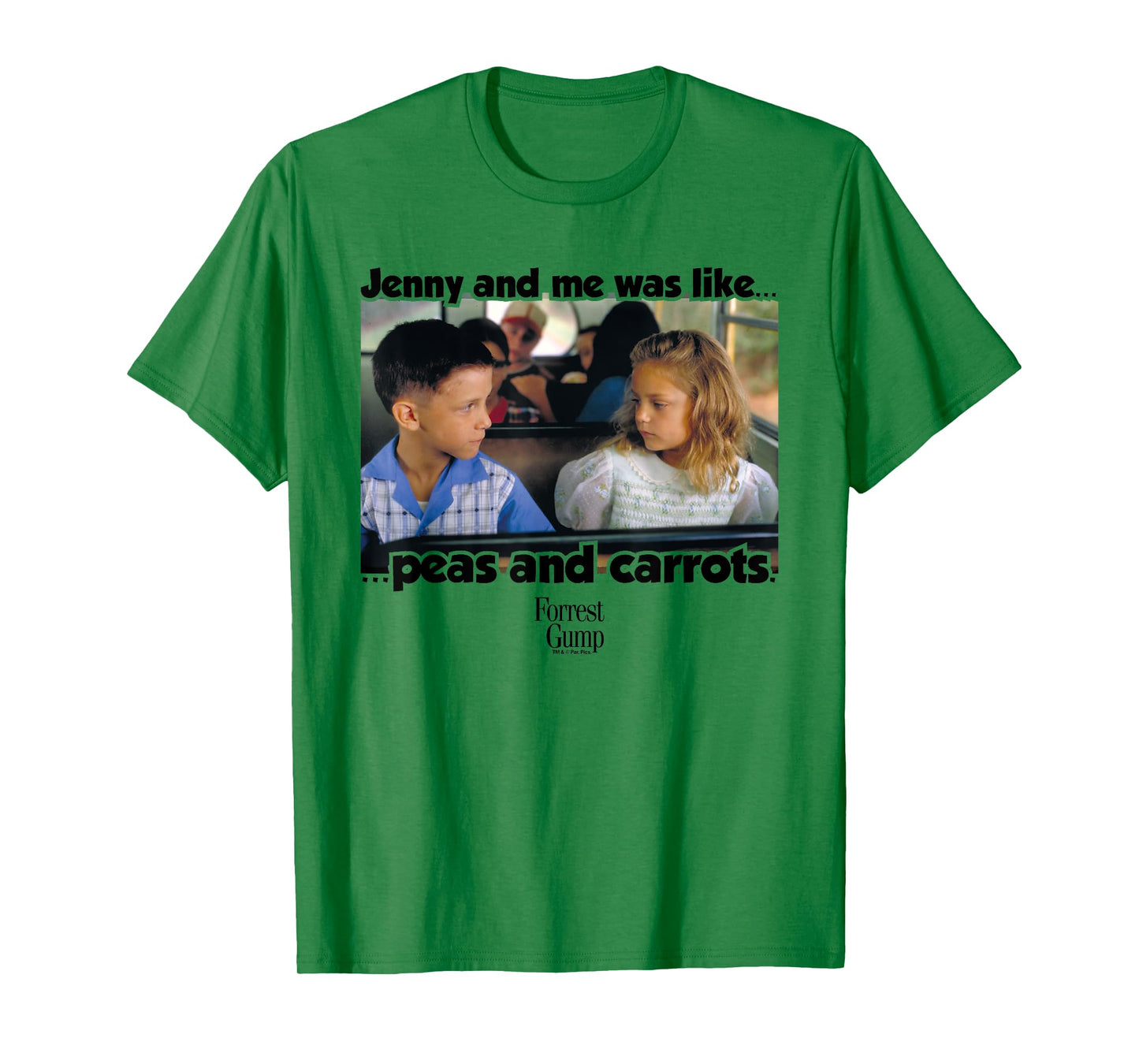 Forrest Gump Jenny And Me Was Like Peas And Carrots T-Shirt