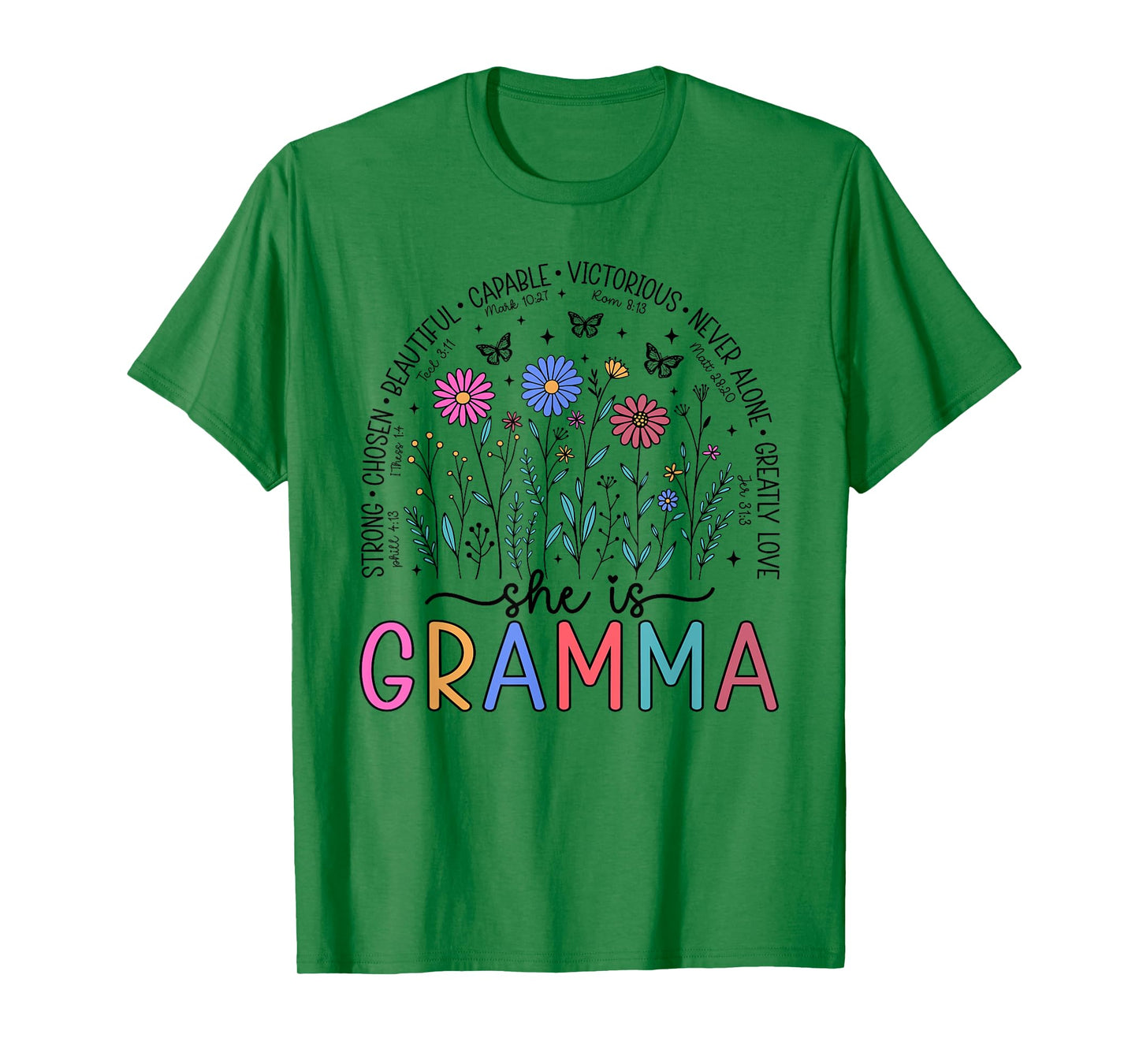 She is Gramma Christian Mother's Day Religious Grandma T-Shirt