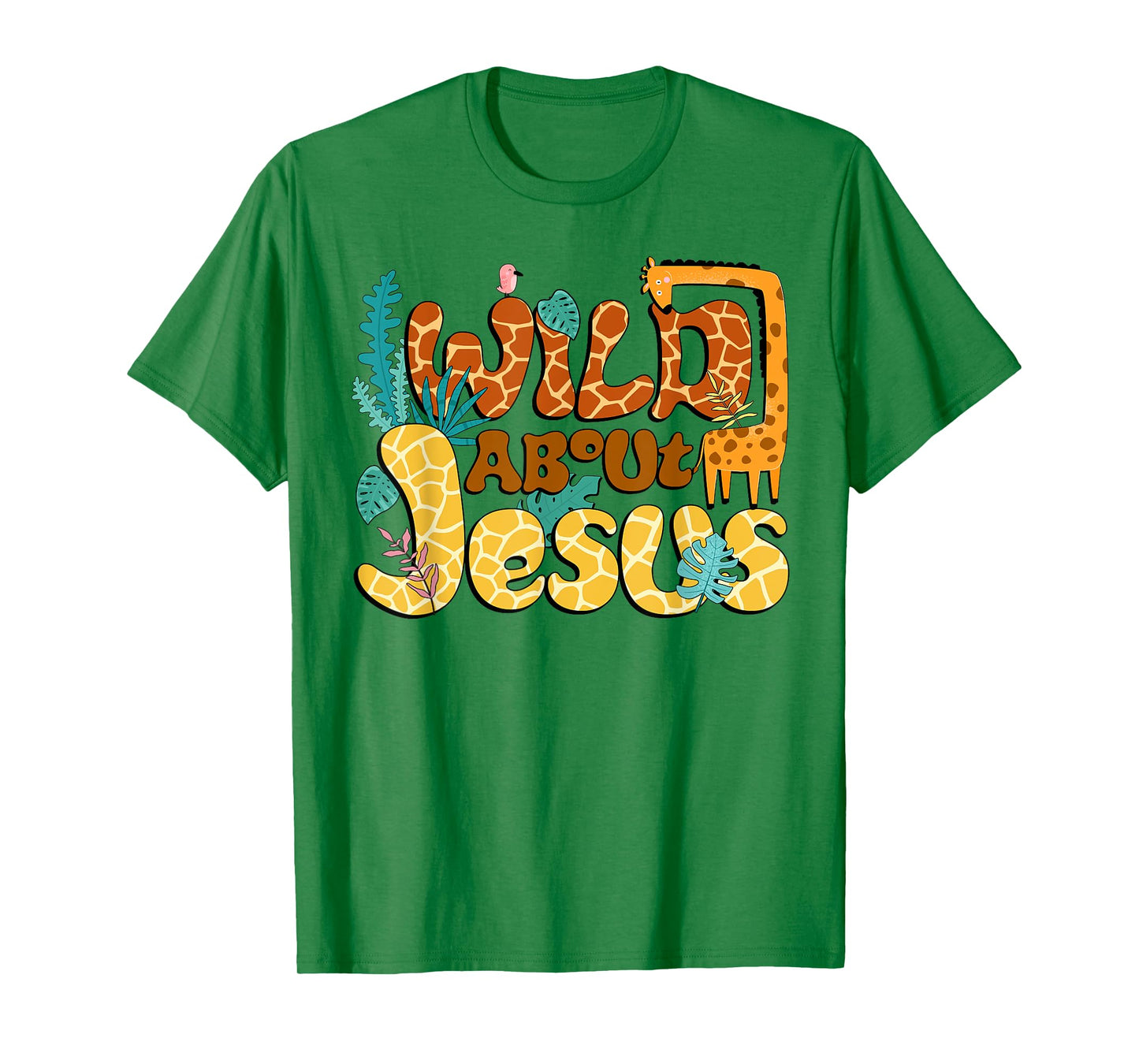 Wild About Jesus Christian Believer Leopard Zebra Print T-Shirt