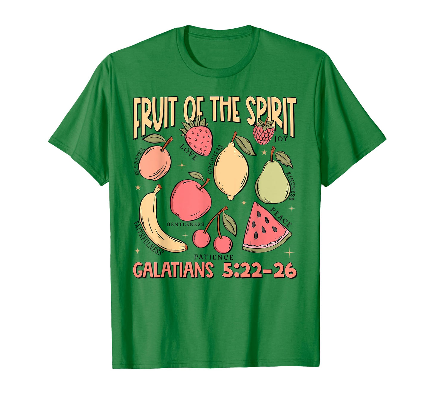 Fruits Of The Spirit Christian Bible Verse Jesus Faith Women T-Shirt