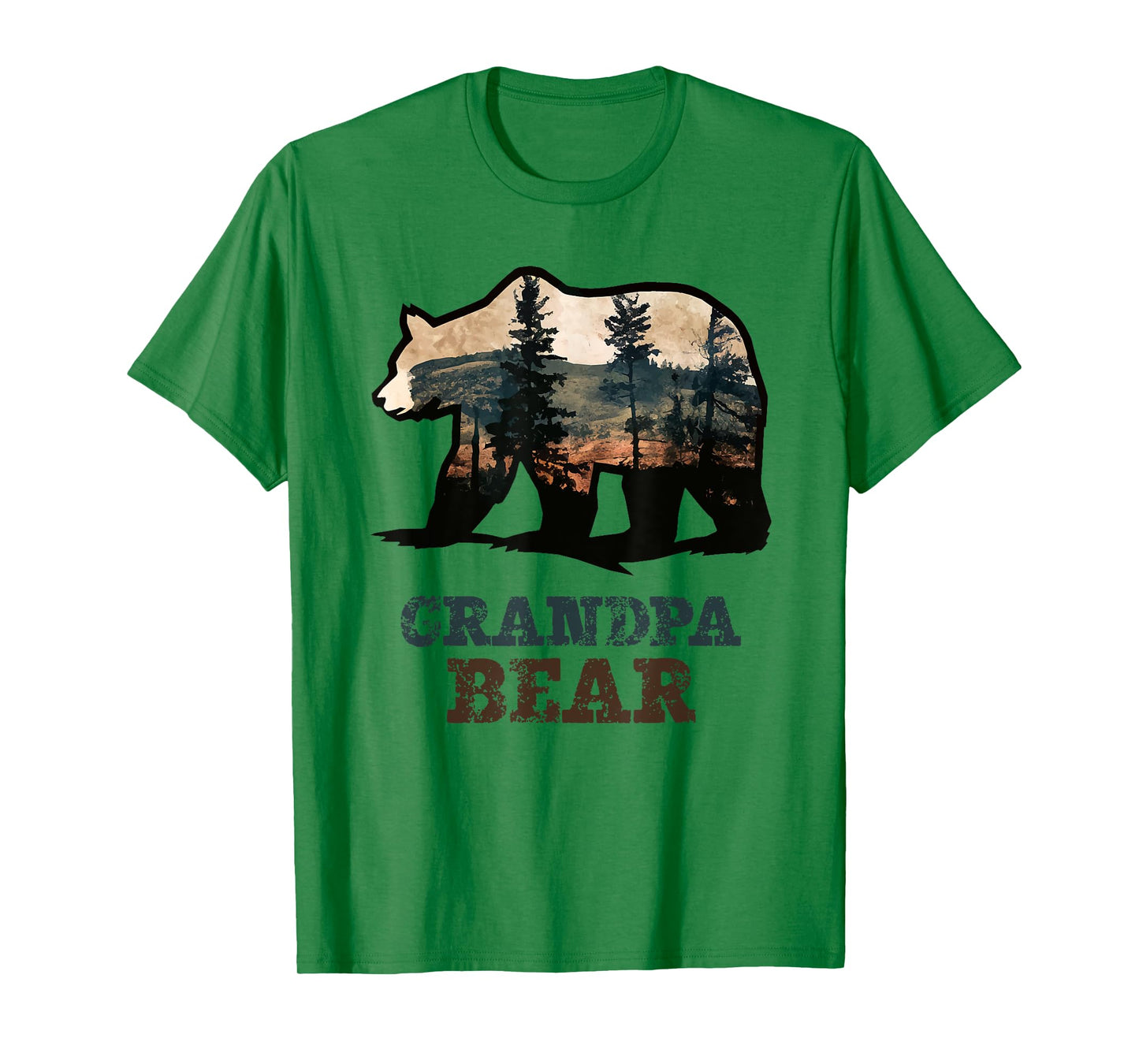 Grandpa Bear Vintage Retro Funny T-Shirt