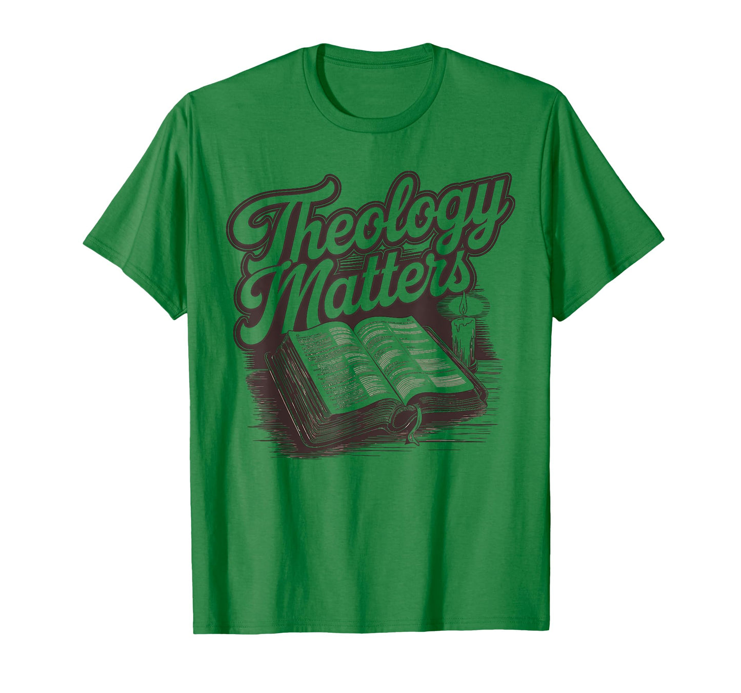 Theology Matters Open Book Design T-Shirt
