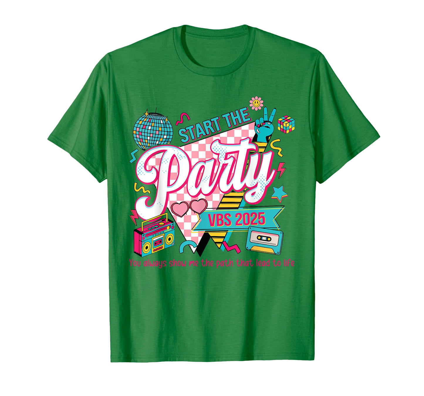 Cute Start The Party VBS 2025 VBS Week Vacation Bible School T-Shirt